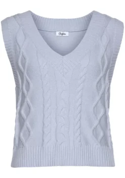 Pullover|Buffalo Pullunder Hellblau