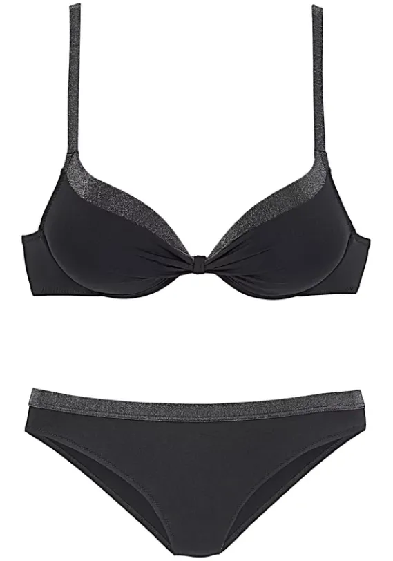 Push-Up-Bikinis|JETTE Push-Up-Bikini"Londyn" Schwarz