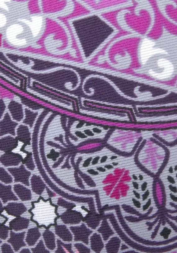 Push-Up-Bikinis|Buffalo Push-Up-Bikini-Top"Shari" Aubergine-Bedruckt