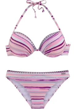 Venice Beach Kleine Cups<Push-Up-Bikini"Violet"