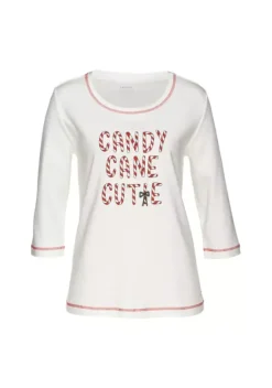 LASCANA Nachhaltige Nachtwasche<Pyjamaoberteil