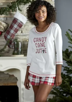 LASCANA Nachhaltige Nachtwasche<Pyjamaoberteil