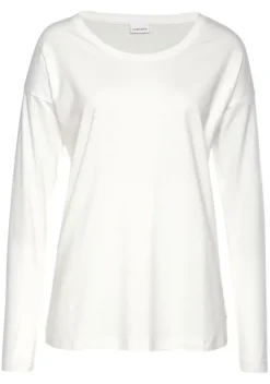 LASCANA Nachhaltige Nachtwasche<Pyjamaoberteil