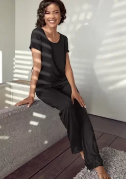 LASCANA Nachhaltige Nachtwasche<Pyjamaoberteil