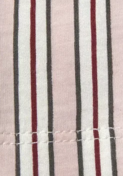 Nachhaltige Nachtwasche|s.Oliver Pyjamashorts Blassrosa-Gestreift