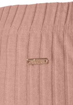 Nachhaltige Homewear|s.Oliver Relaxshorts Altrosa