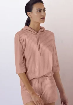 Nachhaltige Homewear|s.Oliver Relaxshorts Altrosa