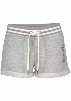 Nachhaltige Homewear|Bench. Relaxshorts Grau-Meliert