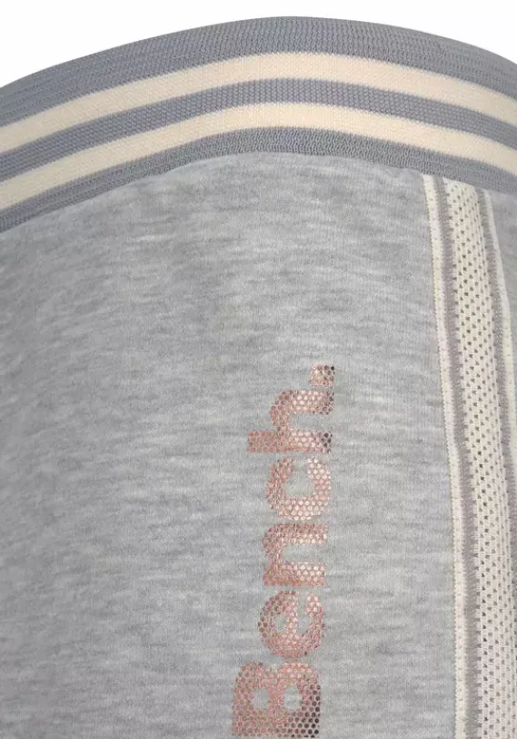 Nachhaltige Homewear|Bench. Relaxshorts Grau-Meliert