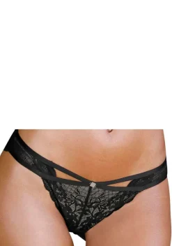 Slips|JETTE Rioslip Schwarz-Creme