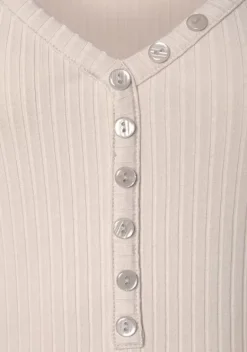 Damenshirts|LASCANA Ripptanktop Beige