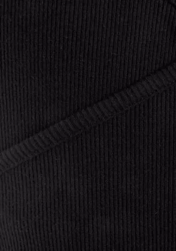 Damenshirts|LASCANA Ripptanktop Schwarz