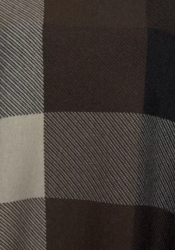 Pullover|LASCANA Rollkragenpullover Braun-Kariert