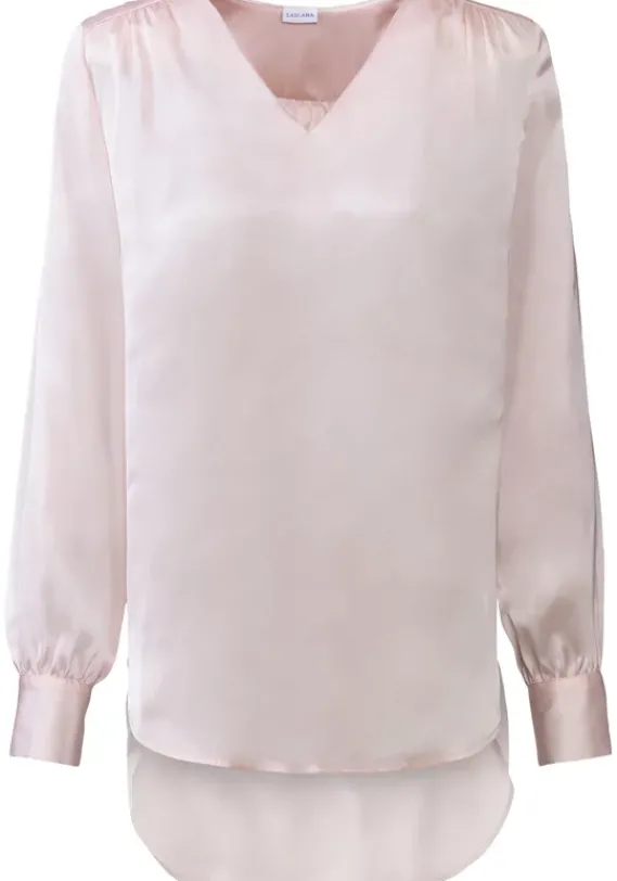 Blusen|LASCANA Satinbluse Rose