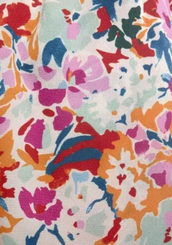 Kurze Kleider|LASCANA Satinkleid Bunt-Bedruckt