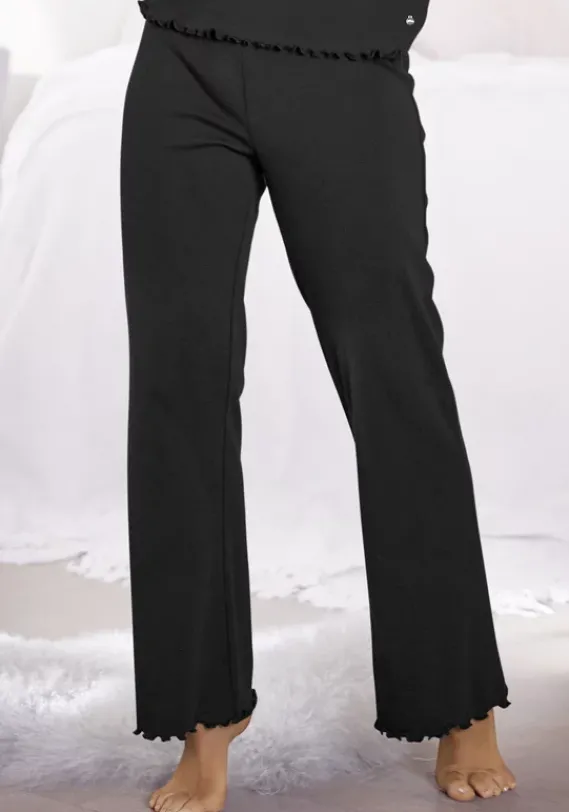 Nachhaltige Nachtwasche|s.Oliver Schlafshorts Schwarz