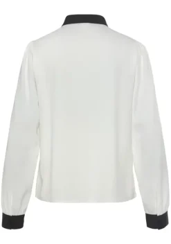 Blusen|LASCANA Schlupfbluse Weis-Schwarz