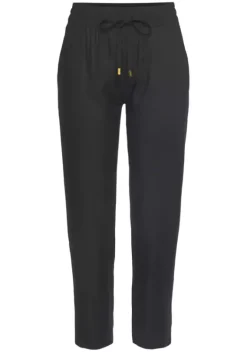 Lange Hosen|LASCANA Schlupfhose Schwarz