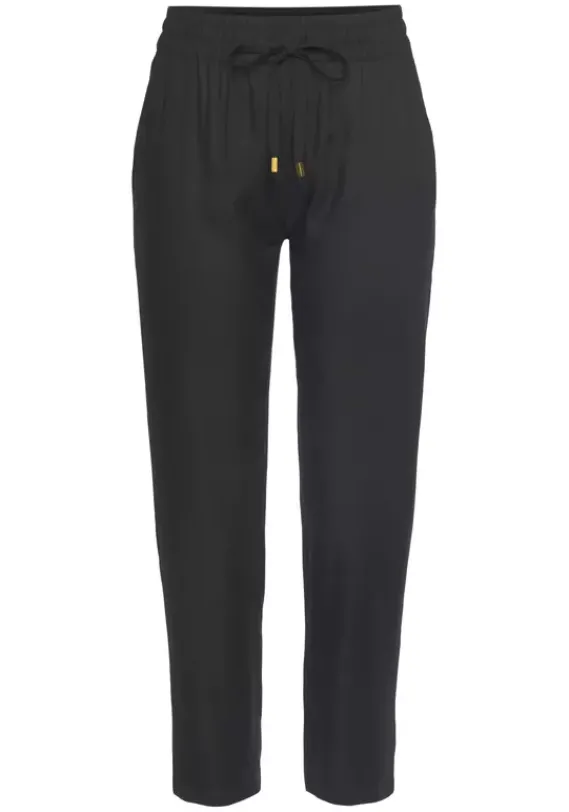 Lange Hosen|LASCANA Schlupfhose Schwarz