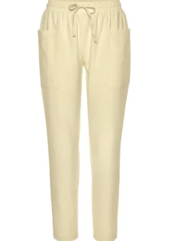 Lange Hosen|LASCANA Schlupfhose Hellgelb