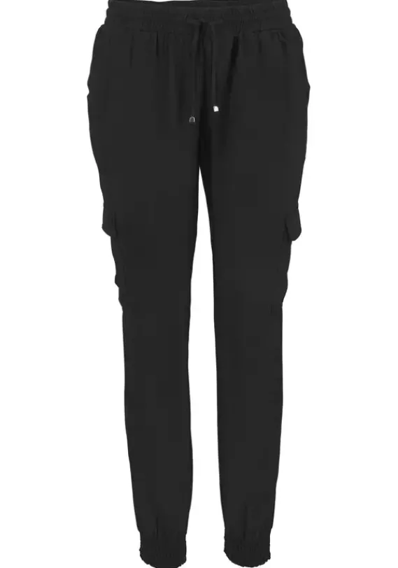 Lange Hosen|LASCANA Schlupfhose Schwarz