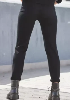 Lange Hosen|LASCANA Schlupfhose Schwarz