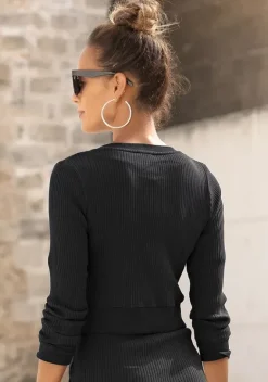 Strandmode|LASCANA Shirtjacke Schwarz