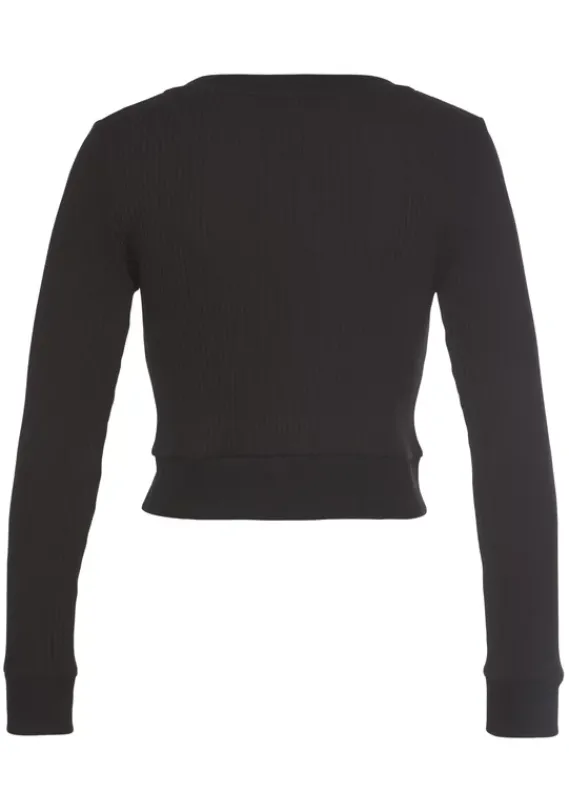 Strandmode|LASCANA Shirtjacke Schwarz