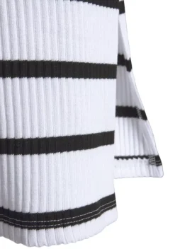 Strandkleider|LASCANA Shirtkleid Weis-Schwarz-Gestreift