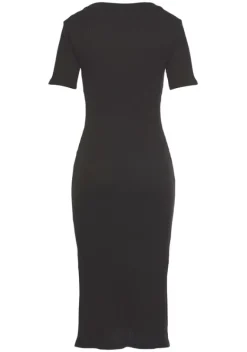 Strandkleider|LASCANA Shirtkleid Schwarz