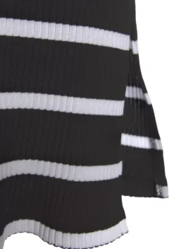 Strandkleider|LASCANA Shirtkleid Schwarz-Weis-Gestreift