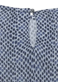 Damenshirts|LASCANA Shirttop Blau Bedruckt