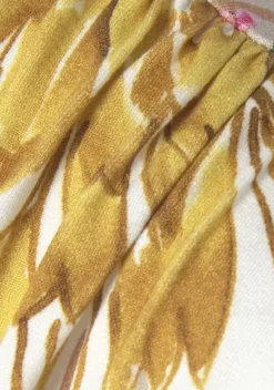 Damenshirts|LASCANA Shirttop Sand-Gelb Bedruckt