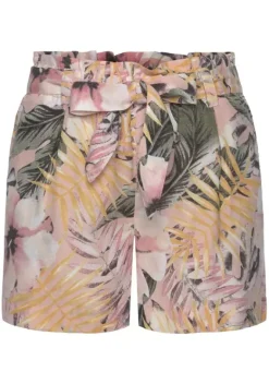 Strandmode|LASCANA Shorts Apricot-Bedruckt
