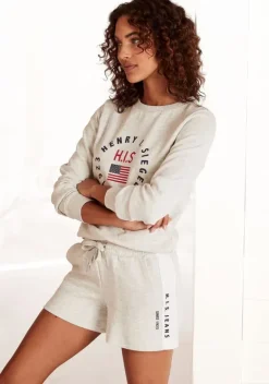 Nachhaltige Homewear|H.I.S Shorts Grau-Meliert