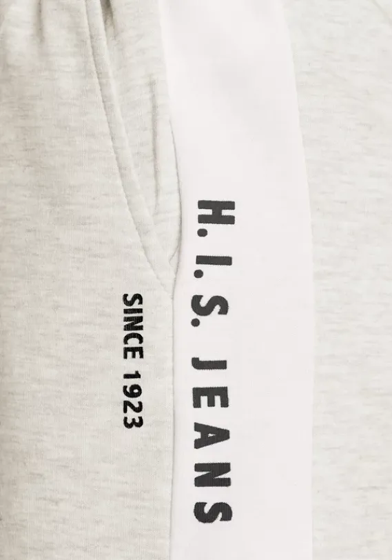 Nachhaltige Homewear|H.I.S Shorts Grau-Meliert