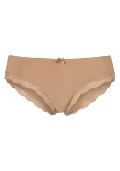 Nachhaltige Dessous & Wasche|LASCANA Slip White, Schwarz, Beige