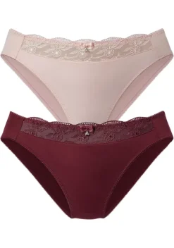 Slips|Nuance Slip Weinrot+Rosa