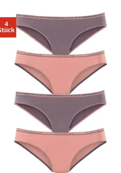 Nachhaltige Dessous & Wasche|LASCANA Slip Taupe, Rose
