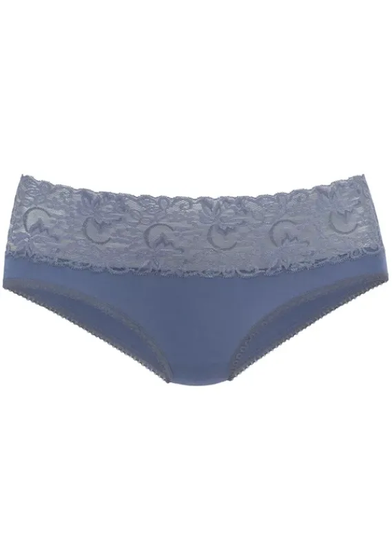 Nachhaltige Dessous & Wasche|Vivance Slip Eisblau, Rauchblau, Navy