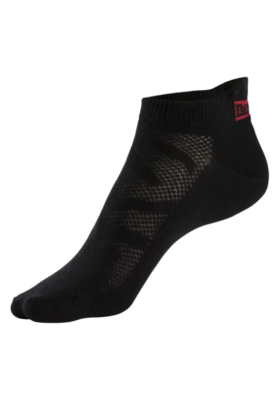Socken|Bench. Sneakersocken 2X Rot, 2X Weis, 2X Schwarz