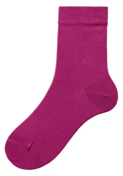 Socken|H.I.S Socken 1X Flieder, 1X Pink, 1X Blau, 1X Bordeaux