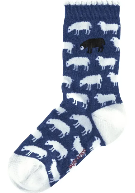 Socken|H.I.S Socken 1X Jeans-Meliert, 1X Grau-Meliert, 1X Rot