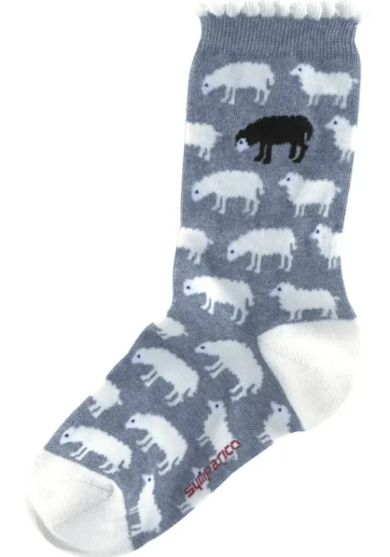 Socken|H.I.S Socken 1X Jeans-Meliert, 1X Grau-Meliert, 1X Rot