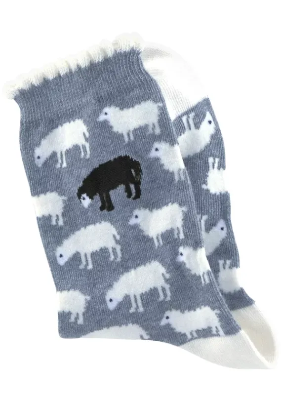 Socken|H.I.S Socken 1X Jeans-Meliert, 1X Grau-Meliert, 1X Rot