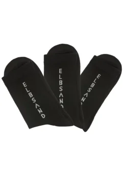 Socken|Elbsand Socken 3X Schwarz