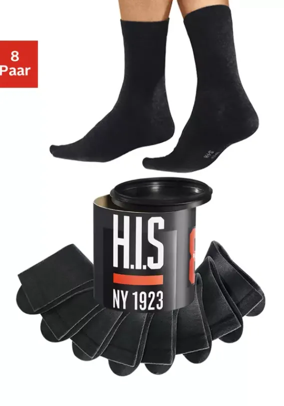 Socken|H.I.S Socken Schwarz
