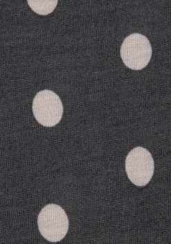 Kurze Kleider|Vivance Sommerkleid Anthrazit-Rose-Bedruckt