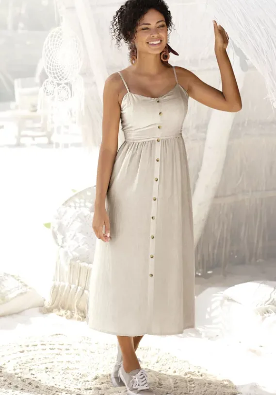 Strandkleider|LASCANA Sommerkleid Sand