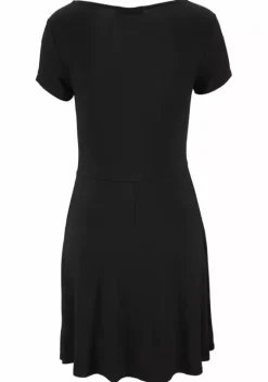Kurze Kleider|LASCANA Sommerkleid Schwarz